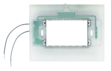 BT Axolute Суппорт с подсветкой 230Вт 2,5мА-0,3Вт для прямоугольной рамки 3 мод   HA4703X