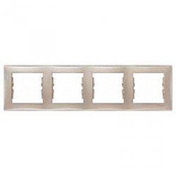 Рамка 4-ая SEDNA титан SDN5800768 SE	