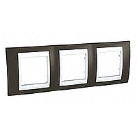 SE Unica какао/белая  Хамелеон Рамка 3-ая MGU6.006.871