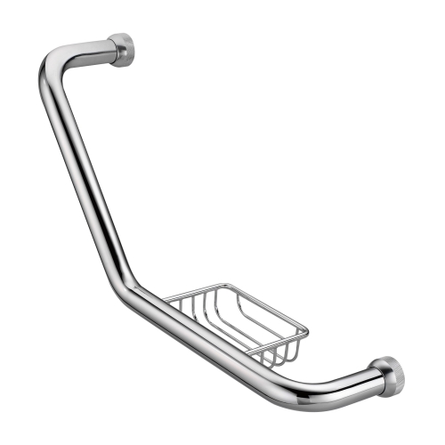 Поручень д/ванной К-1077, с мыльницей, латунь (блистер)