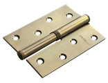 Петля стальная MSD 100x70x2.5 L AB (плоская головка) левая бронза 