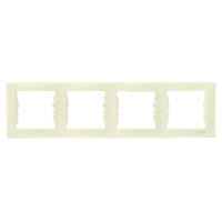 Рамка 4-ая SEDNA бежевая SDN5800747 SE