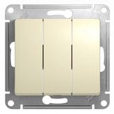 GSL000231 Выключатель 3кл механизм беж