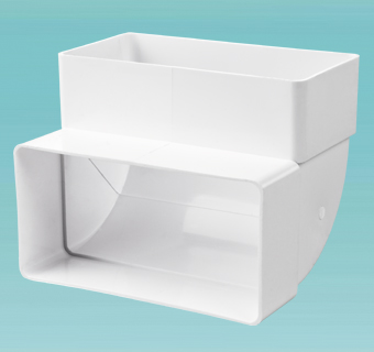 Колено вертикальн.120*60мм  7272 ZERNBERG (6262)