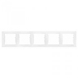 Рамка 5-ая SEDNA белая SDN5800921 SE