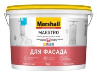 Краска ВД Marshall Maestro фасадная BW 9л 5248873
