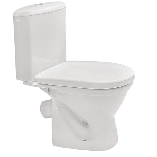 Унитаз Компакт Алькор с/бач, косой, антивсплеск 2 реж. арм/сид Полипроп 1WH302196