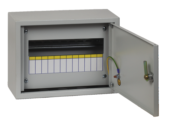 Щит распределительный навесной  "ЭКФ" ЩРН-09, IP31, 220х300х120