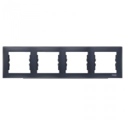 Рамка 4-ая SEDNA графит SDN5800770 SE