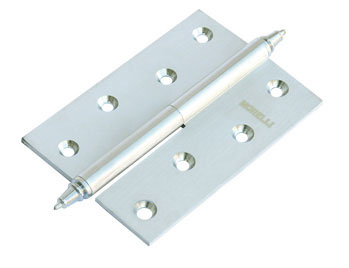 Петля  MВ 100x70x3 SC L C латунная, лев.мат.хром