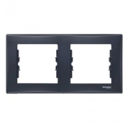 Рамка 2-ая SEDNA графит SDN5800370	 SE