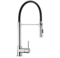 PAINI Смеситель д/кухни COX 78CR557 , хром/blac