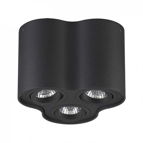 3565/3C ODL 18 115 черный Потолочный светильник IP20 GU10 3x50W PILLARON