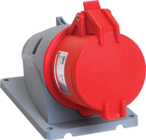 Розетка ССИ-125 32A/380B/3p+E+N Стационарная EKF ps-125-32-380