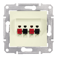 Механизм аудиорозетки, SEDNA, бежевый, SDN5400147