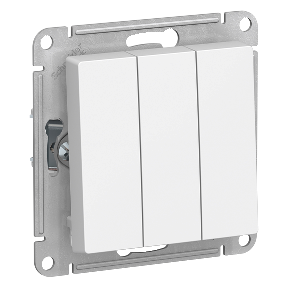 ATN000131 Механизм 3кл выключателя Белый SE