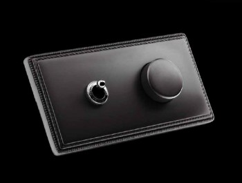 2 двухпоз переключателя хром 10А 250В панель графит 79-C01-TС-0