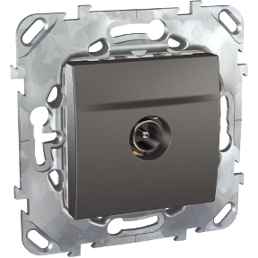 SE Unica Розетка TV одиночная  графит MGU5.462.12ZD