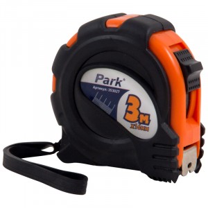 Park Рулетка 3мx16мм фиксатор прорезин.корпус TM27-3016 353027 449740