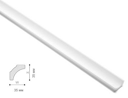 Плинтус потол.В2 (35x35) 95шт. в уп.