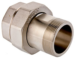 американка прямая 1" хром Valtec 341