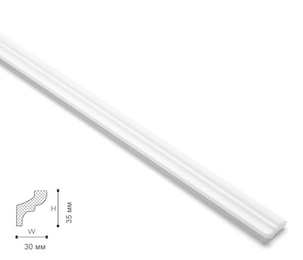 Плинтус потол.МF (35x30) 100шт. в уп.