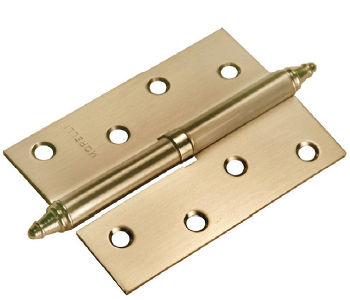 Петля стальная MS 100x70x2.5 R 2AB правая бронза