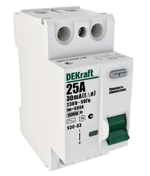 УЗО 2п 63А 30мА 6кА DEKraft 14057 Китай