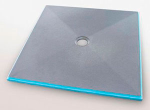 Душевой поддон 900x900мм (слив в центре)