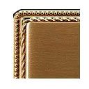 Двухпоз переключатель золото SW Light Siam Marco 10А 250В панель античное золото 79-A01-GG-5