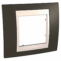 SE Unica какао/бежевая  Хамелеон Рамка 1-ая MGU6.002.571