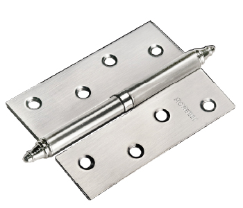 Петля стальная MS 100x70x2.5 L 2SN стальн. лев.мат.никель