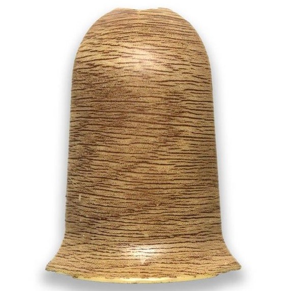 Дуб мокко / Угол наружный для плинтуса К55 "Идеал Комфорт"