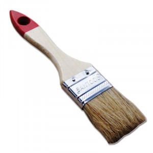 SANTOOL Кисть плоская 1,5" нат.щетина дерев.ручка арт.10110-012-015 604283