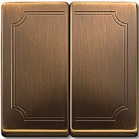 Клавиша Х2 пост. MTN412543 Античная латунь