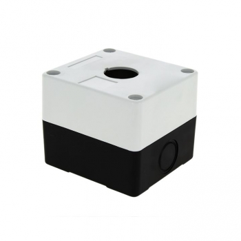 Корпус "ЭКФ" КП101 пластиковый, 1 кнопка Белый cpb-101-w