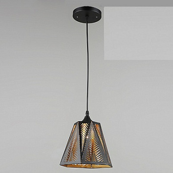 Подвес N4839/1HQ BK черный 1х40W E27 d200 h800, QH22