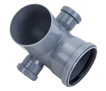 Отвод универсальный 110/50х87,5° лев.-прав. вн.канализ.(25) VALFEX