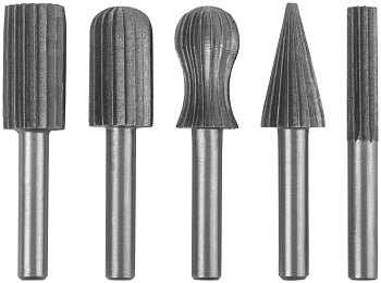 Шарошки по металлу HSS сталь (уп.5шт) 36476