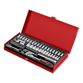 Набор "Matrix" слесарно-монтажный с квадратом 1/4, 38 предметов 13522