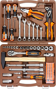 Набор инструмента универсальный 1/4" 1/2" DR 75 предметов 055460 (OMT75S)