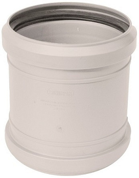 Муфта 110 соединительная КОМФОРТ бел. (528007.К)