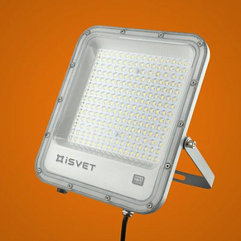 Прожектор LED 100W USL-107-6-6 СЕРЫЙ 6500К 10000Lm IP65 ISVET