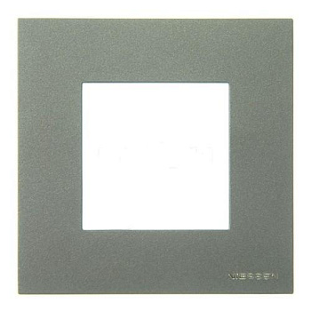 ABB NIE Zenit Серебро Рамка 1-я 2 мод N2271 PL