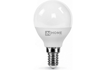 Лампа LED-ШАР 8W 150-275V 6500K 760Lm E14 VC IN HOME