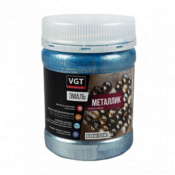 эмаль ВГТ 1179 универсальная "металлик" аквамарин 0,23кг