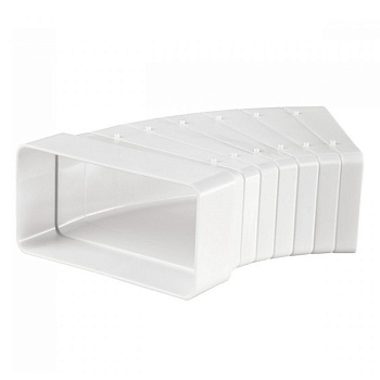 Колено горизонт.разноугловое 60*204мм  82810 ZERNBERG