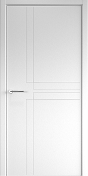 СХЕМА Эмаль-1 Полотно глухое Эмаль Геометрия-3 700 белый (защелка маг.) (ЗАКАЗ)