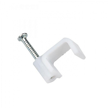 Скоба крепежная квадратная 9мм (1уп.-50 шт) EKF