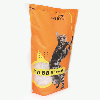 Табби 3,8л peach наполнитель силикагелевый аромат персика ТБ02